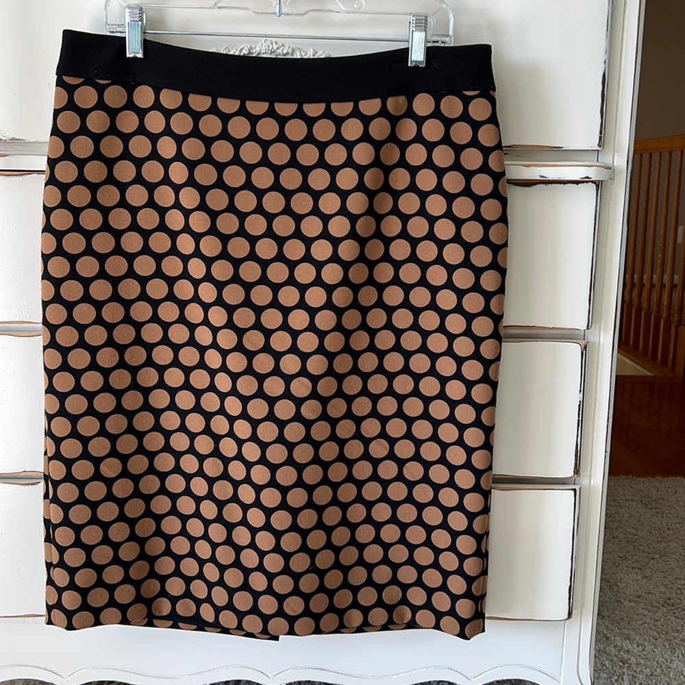 Talbot size 12 polkadot lined skirt